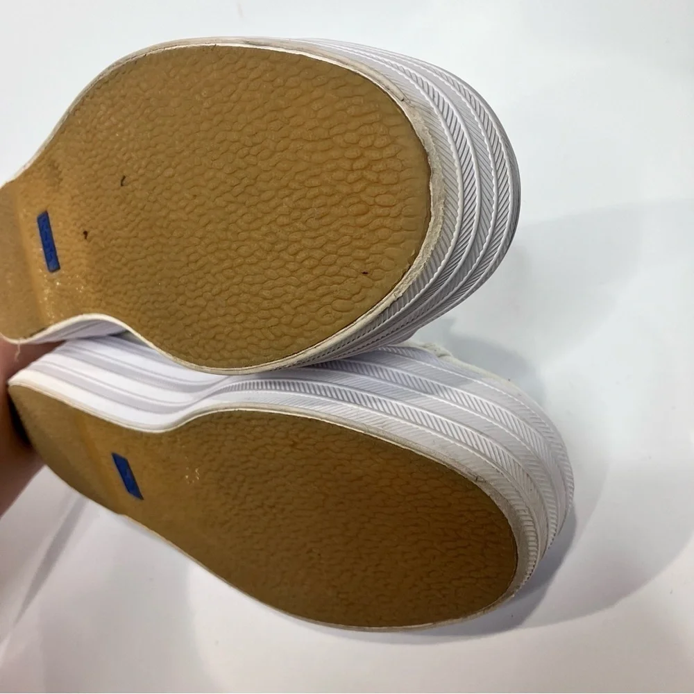 Keds Triple Up white canvas platform Sneakers size‎ 8.5